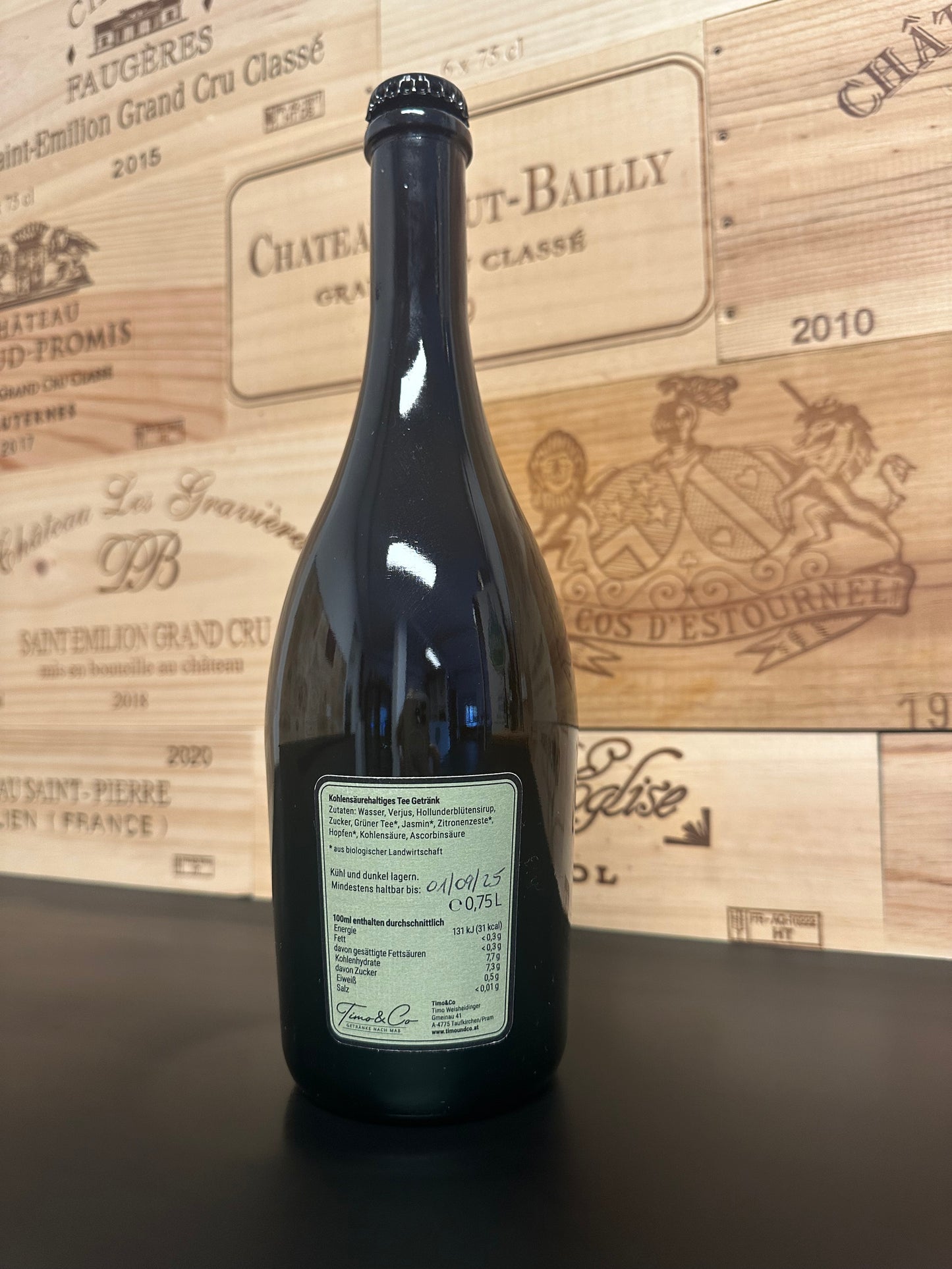 Timo & Co - Grüner Tee & Jasmin Sparkling (alkoholfrei) - Vino Vista