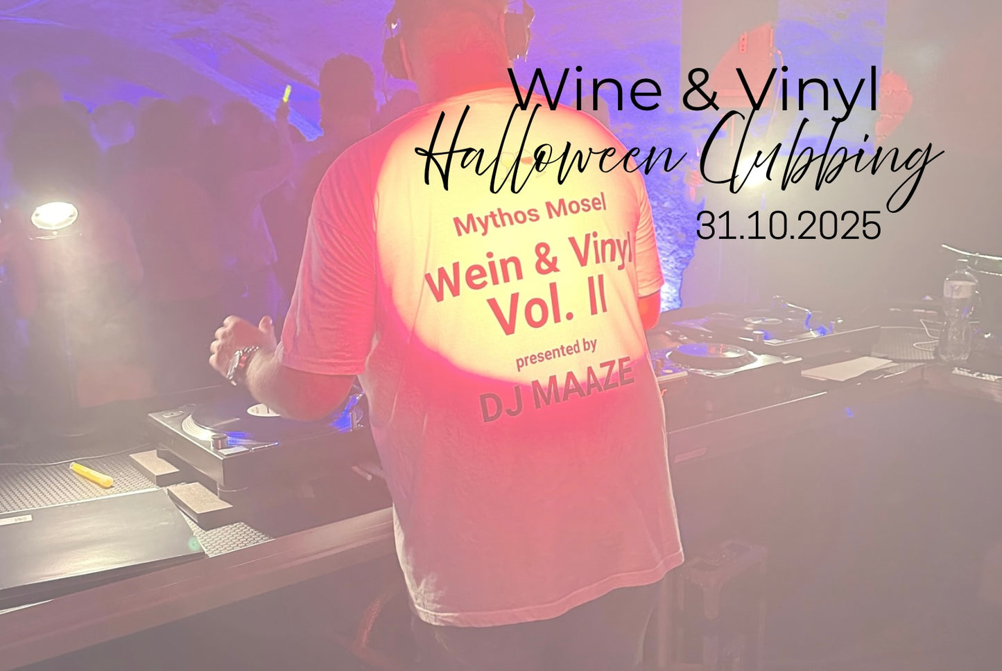 Nur noch Abendkasse *** 31.10.25 – Wine & Vinyl Halloween Clubbing – Vol. II mit DJ Tomekk