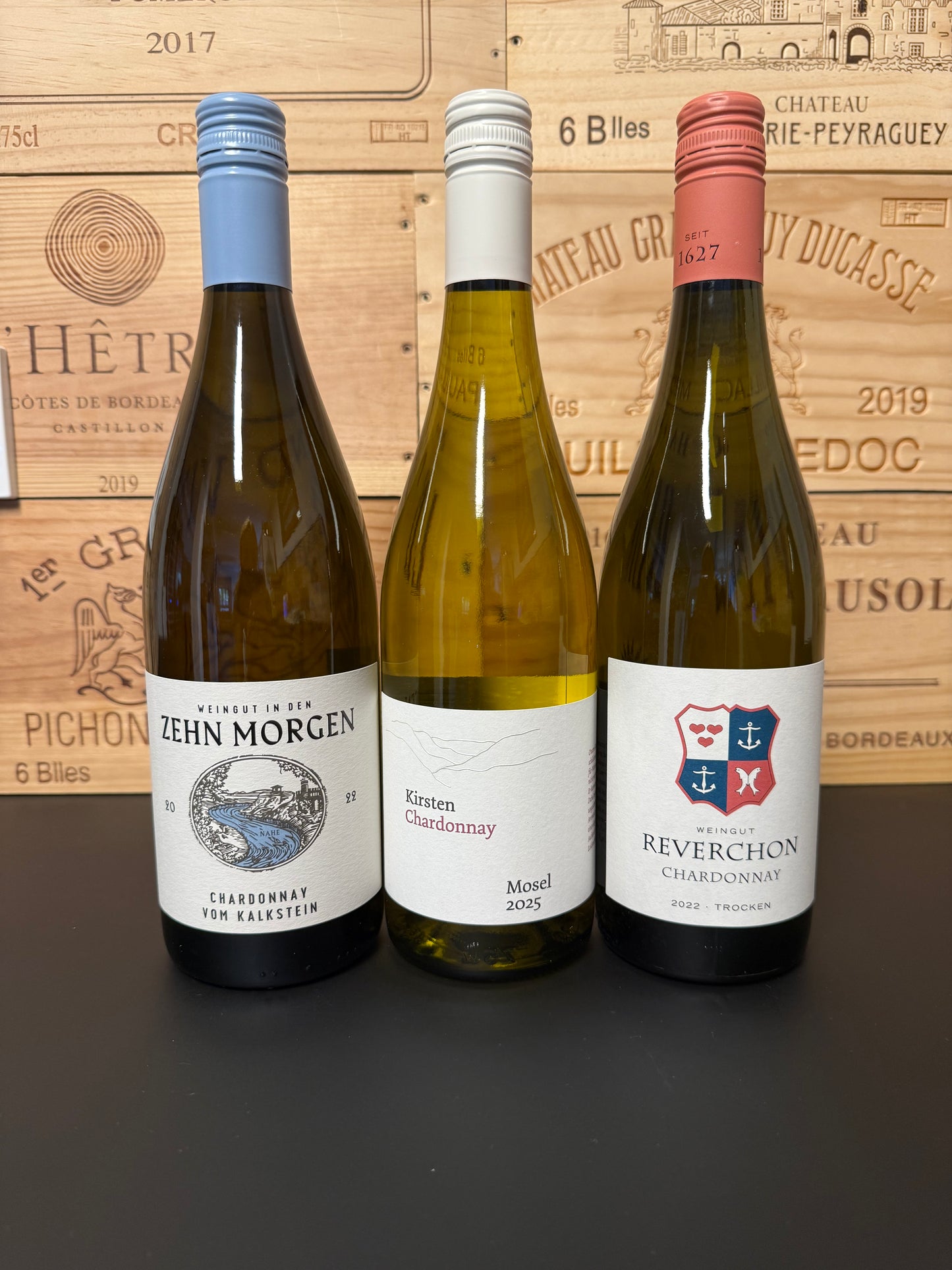 Chardonnay-Trio Nahe · Mosel · Saar (3 x 0,75 l)