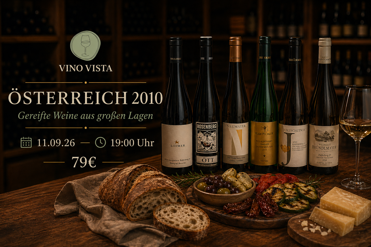 11.09.26 - Vertikale Weinverkostung Österreich 2010 – Ein Jahrgang im Vergleich