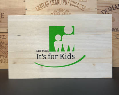 Tausend Wünsche Weißburgunder - It’s for Kids Edition mit Holzkiste
